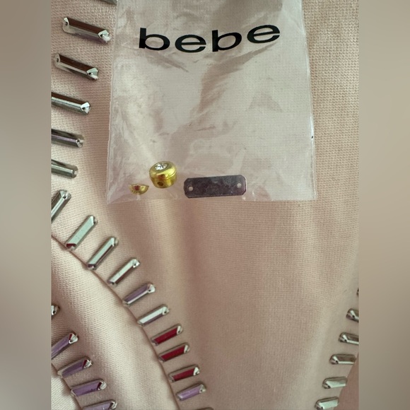 Bebe Women's Pink Embellished Dress - Picture 10 of 11